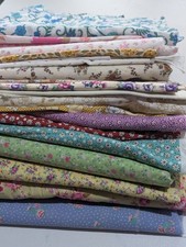 Floral cotton fabrics for sale  ABINGDON