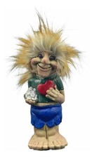 Estátua de resina gnomo duende elfo troll duende folclore mexicano riqueza e amor 8"", usado comprar usado  Enviando para Brazil