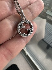 Gucci interlocking necklace for sale  SALFORD