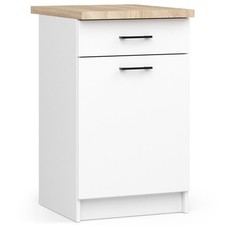 AKORD Szafka OLIWIA S50 SZ1 BIAŁA + BLAT na sprzedaż  PL