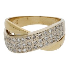 Diamantring 750 gelbgold gebraucht kaufen  Saarbrücken