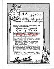 Ww1 advert ingersoll for sale  SIDCUP