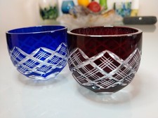 Edo kiriko pair for sale  LONDON
