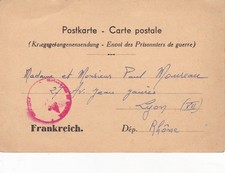 Carte postale prisonniers d'occasion  Saint-Igny-de-Vers