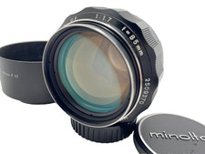 [EXCELENTE+5 com capuz] Lente de retrato Minolta MC Rokkor PF 85mm f/1.7 MF do Japão, usado comprar usado  Enviando para Brazil