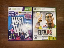 Lote de 2 jogos Xbox 360 Just Dance 3 Fifa 06 Road to World Cup comprar usado  Enviando para Brazil