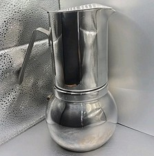 Stella Début No. 8 estufas italianas café espresso percolador acero inoxidable segunda mano  Embacar hacia Mexico