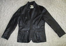 Schwarze leder jacke gebraucht kaufen  Hagen