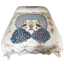 Vintage chenille bedspread for sale  Furlong