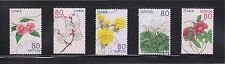 Usado, JAPÃO 2012 (PREFEITURA) FLORES SAZONAIS SÉRIE 4 80 IENES COMP. CONJUNTO DE 5 SELOS USADOS comprar usado  Enviando para Brazil