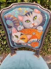 Chaise vintage 1980 d'occasion  Montluçon