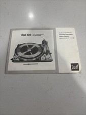 Operating manual dual for sale  Vancouver