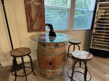 Wine barrel table for sale  Vacaville