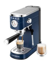 Máquina de café expresso CASABREWS 20 bar, máquina de café expresso profissional, azul safira comprar usado  Enviando para Brazil