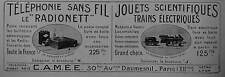 1922 advertising electric d'occasion  Expédié en Belgium