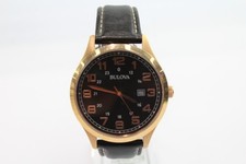 Mens bulova gold for sale  LEEDS
