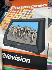 Banner publicitário vintage Panasonic CRT “TV” década de 1980 21”x33” comprar usado  Enviando para Brazil