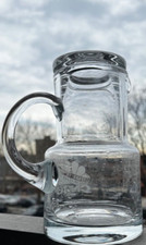 Jarro de água Tiffany & Co 7" vidro cristal jarro de cabeceira com tampa conjunto de copo assinado comprar usado  Enviando para Brazil