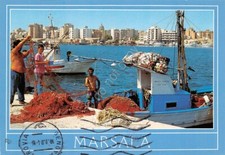 Cartolina marsala porto usato  Milano