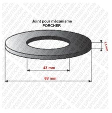 Joint 68x43x1 mécanisme d'occasion  Soustons