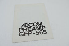 Adcom gfp 565 gebraucht kaufen  Augsburg