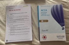 Acca advanced taxation for sale  LEICESTER