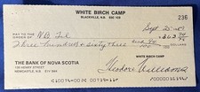Ted williams signed for sale  Washington Boro