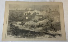 Gravação em revista 1864 ~ 11x16 ~BATERIA UNIÃO ENTRANDO EM POSIÇÃO comprar usado  Enviando para Brazil