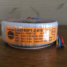 Toroidal transformer 2x18v for sale  SEAFORD