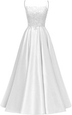Elegantes weißes kleid gebraucht kaufen  Dortmund