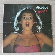 Accept - Breaker Vintage Vinyl LP 1981 Passport Record 12” PB-6010 VG+ comprar usado  Enviando para Brazil