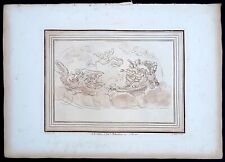 stampa antica basire acquaforte 1778 after ludovico carracci carro armonia comprar usado  Enviando para Brazil