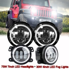 LED Headlights Fog Light Lamp Combo comprar usado  Enviando para Brazil