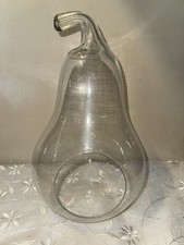 Clear glass pear for sale  STOKE-ON-TRENT