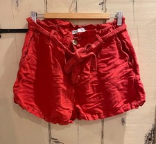 Zara red shorts for sale  SWINDON
