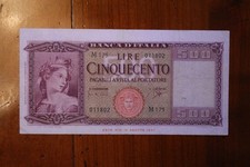 banconote 500 lire 1947 usato banconote 500 lire 1947 usato Orsago