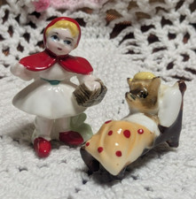Estatuetas vintage miniatura chapeuzinho vermelho personagens ossos-China Japão, usado comprar usado  Enviando para Brazil