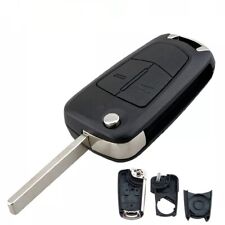 Para Vauxhall Opel Corsa D Astra H Zafira 2 botões controle remoto flip chaveiro estojo capa comprar usado  Enviando para Brazil
