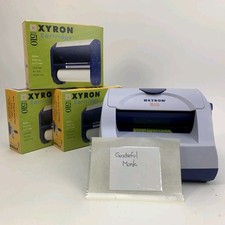 XYRON 510 Adesivo Laminador Label Maker com 3 NOVOS Cartuchos de Refil CONJUNTO PACOTE comprar usado  Enviando para Brazil
