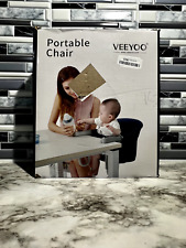 Veeyoo preto dobrável portátil clipe em cadeira alta para mesa caixa aberta comprar usado  Enviando para Brazil