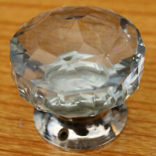 Cristal Pomos Puerta, Grande Corte Multifacetado Base Cromada (Pares) Precioso comprar usado  Enviando para Brazil