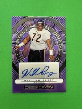 2024 Obsidian Football William Perry Auto Purple Orbital #17/49 Chicago Bears comprar usado  Enviando para Brazil