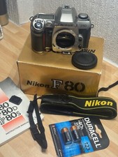Nikon f80 silver for sale  BLACKPOOL