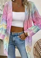 Cardigan damen bunt gebraucht kaufen  Hamburg