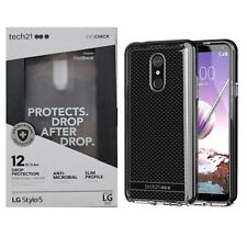 Para LG Stylo 5 caso de telefone, Capa À Prova De Choque + Protetor De Tela Temperado Tech 21 comprar usado  Enviando para Brazil