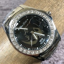 Marc Ecko Feminino 00-829-1972 Vestido Encore Pavê Tom Prata 39mm Relógio de Quartzo 7", usado comprar usado  Enviando para Brazil