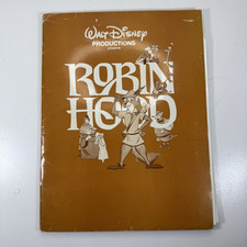 Usado, Vintage 1973 Lançamento Original Disney Robin Hood Press Release Livro de Campanha comprar usado  Enviando para Brazil