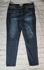 Jeans Democracy Feminino Tamanho 12 (33x28) Azul Jeans Elástico "Ab"Technology Reto, usado comprar usado  Enviando para Brazil