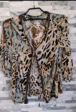 Bluse leoparden look gebraucht kaufen  Geseke