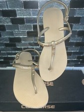 Havaianas swarovski gold for sale  LONDON